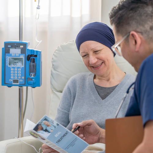 Doctor performing surgery with a team